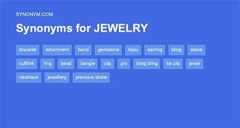 jewelry synonyms